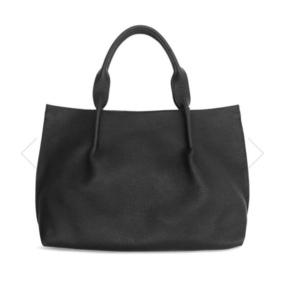 OLIVERE ISABEL 2.0 EAST WEST TOTE IN Navy BUFFALO COWHIDE / used - Picture 1 of 10